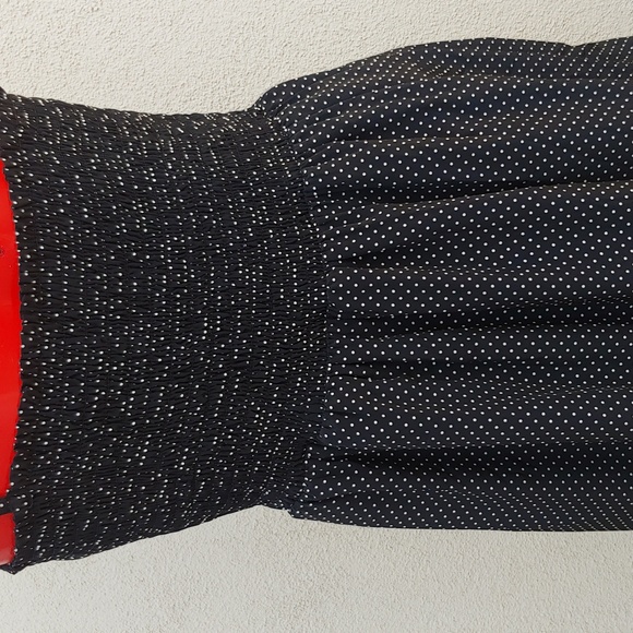 Women's High Waist Polkadot Dress in Black & White, 12 size - Picture 6 of 13